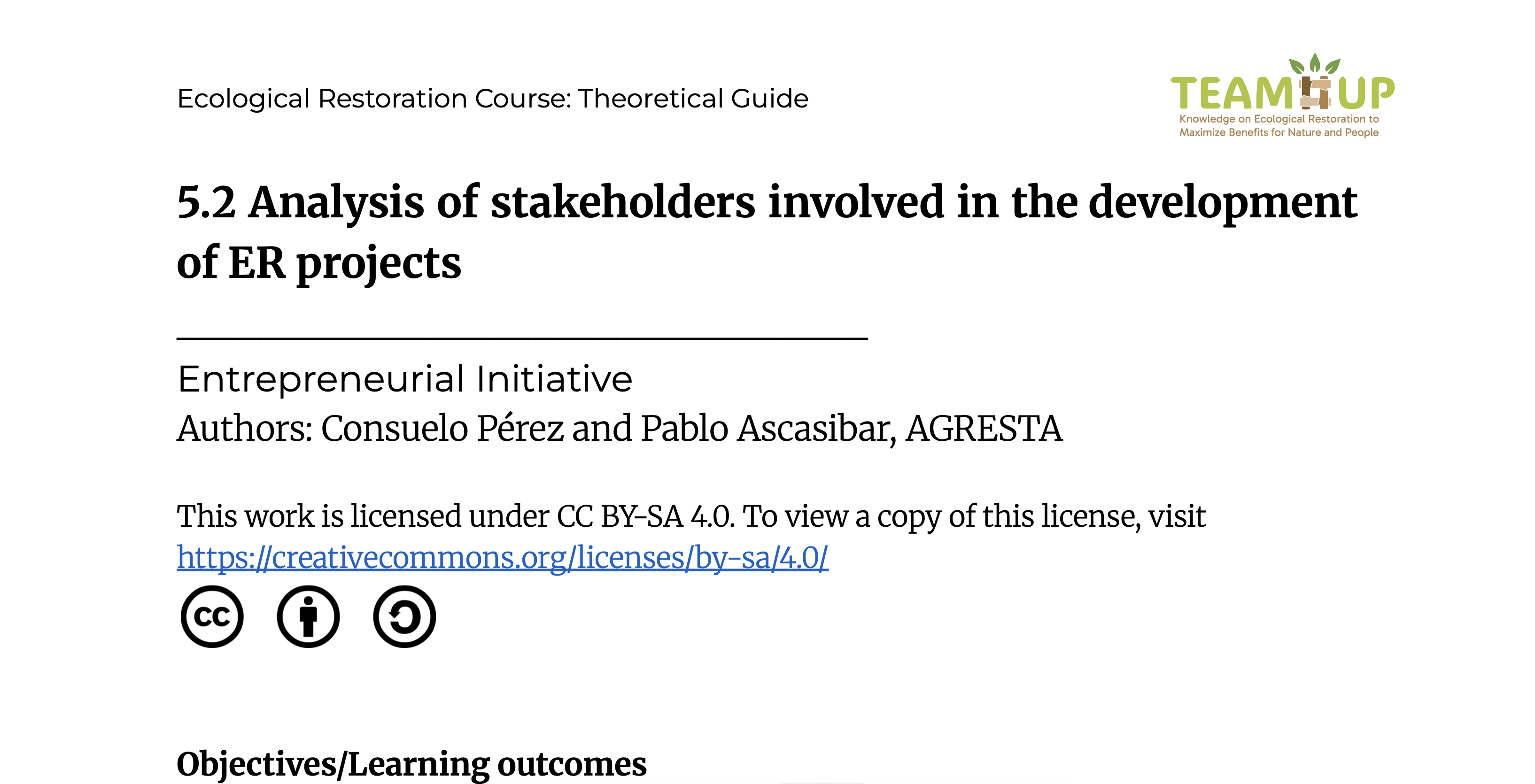 Stakholder Analysis in RE Project Development - Theoretical Guide