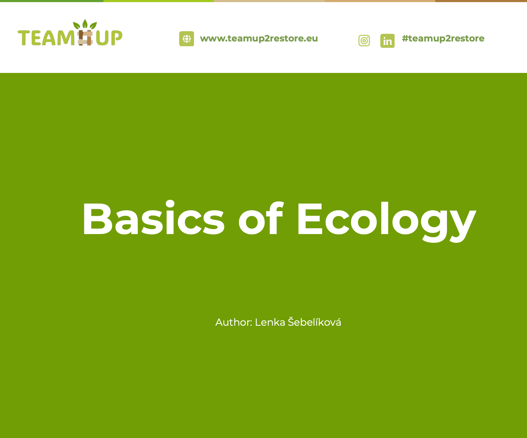 Basics in Ecology (Chapter 1)