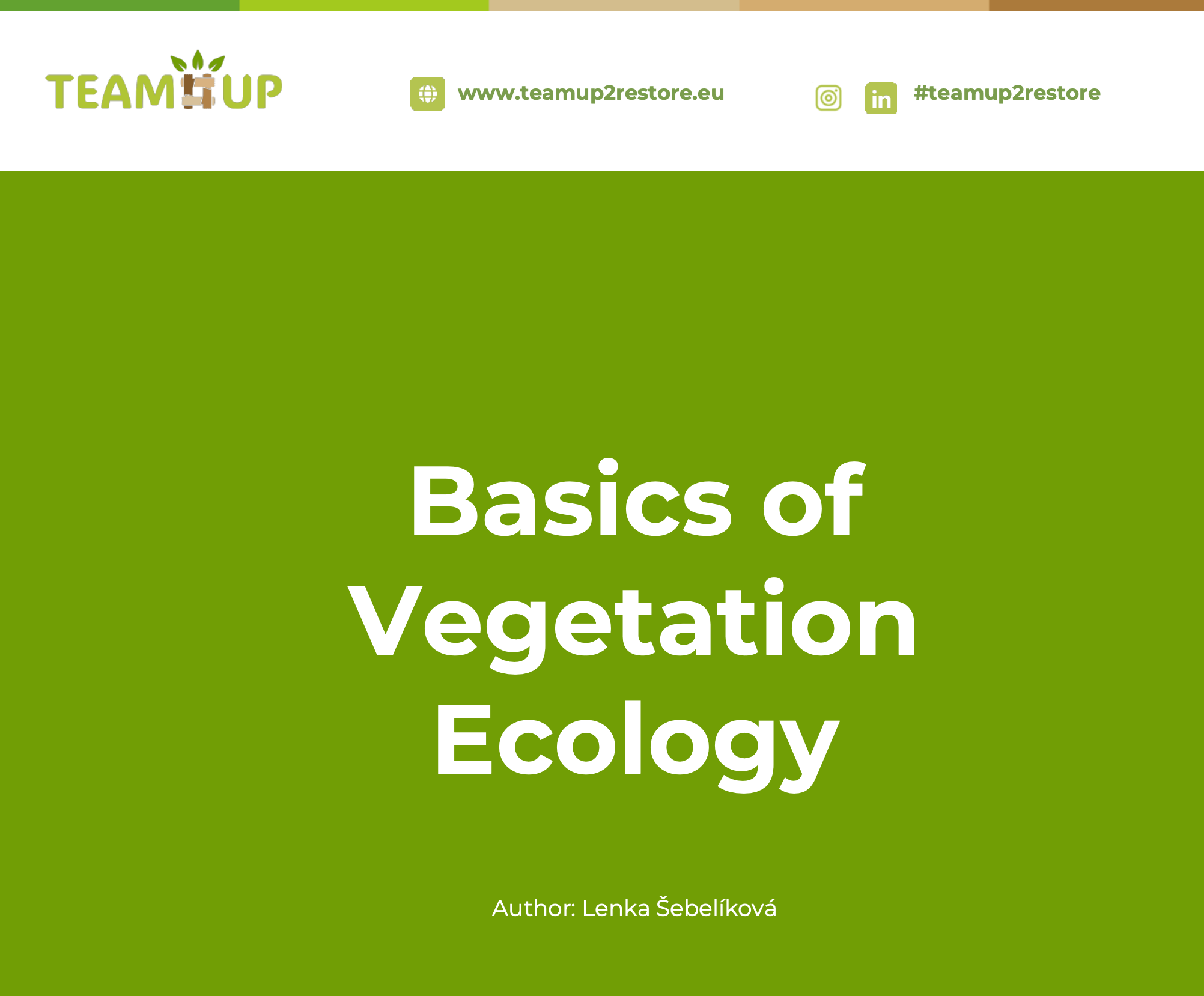 Basics of Vegetation Ecology (Chapter 2)