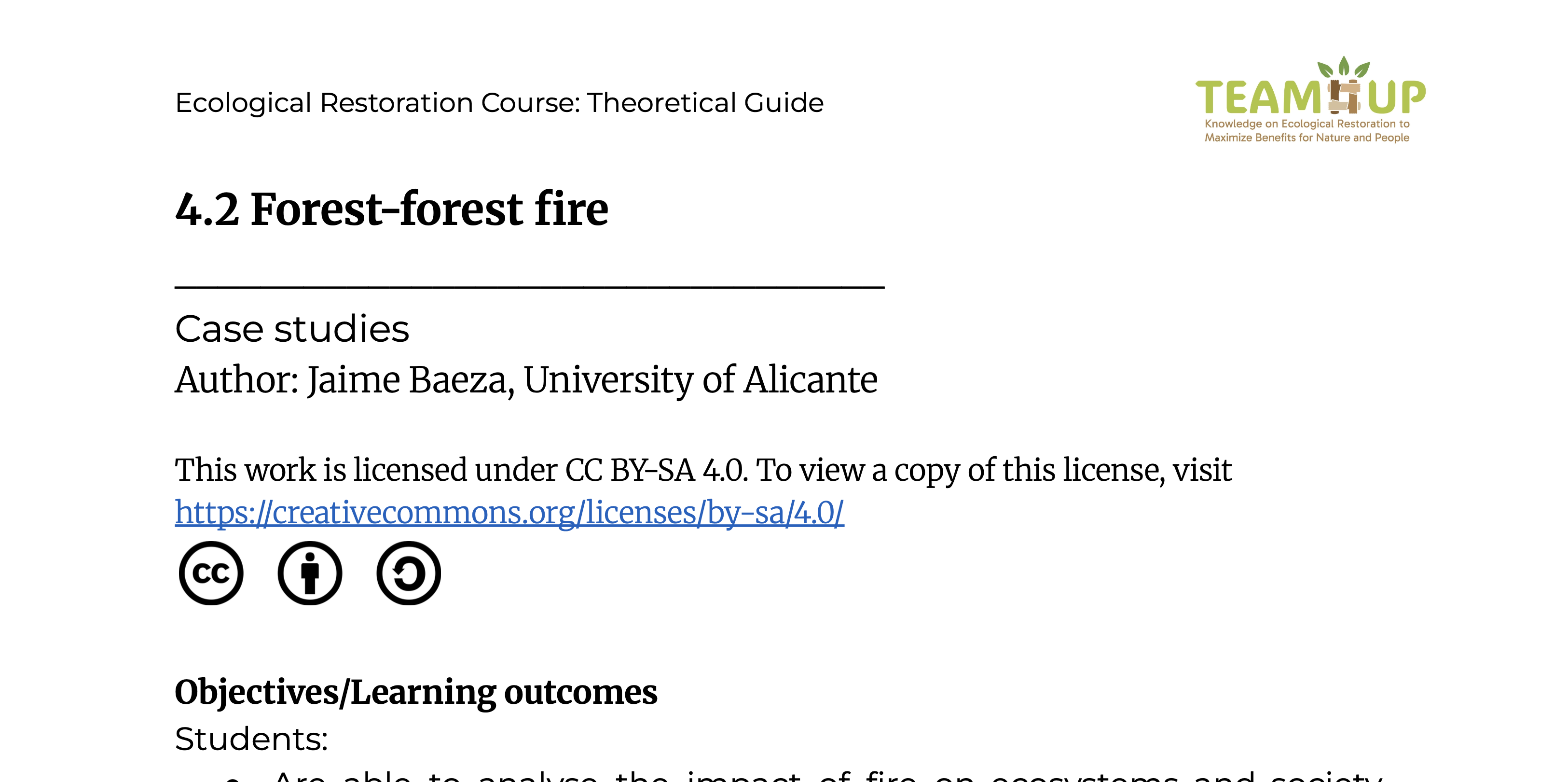 Forest Fire - Theoretical Guide