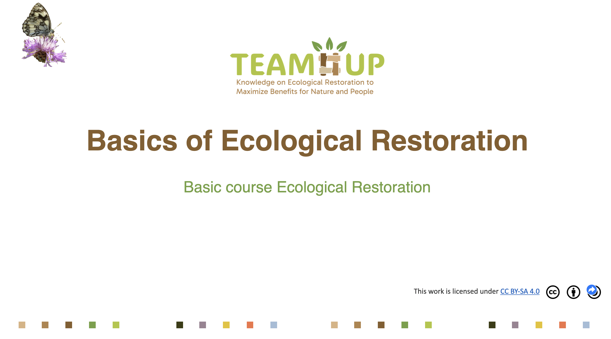 Basics in Ecological Restoration - Presentation