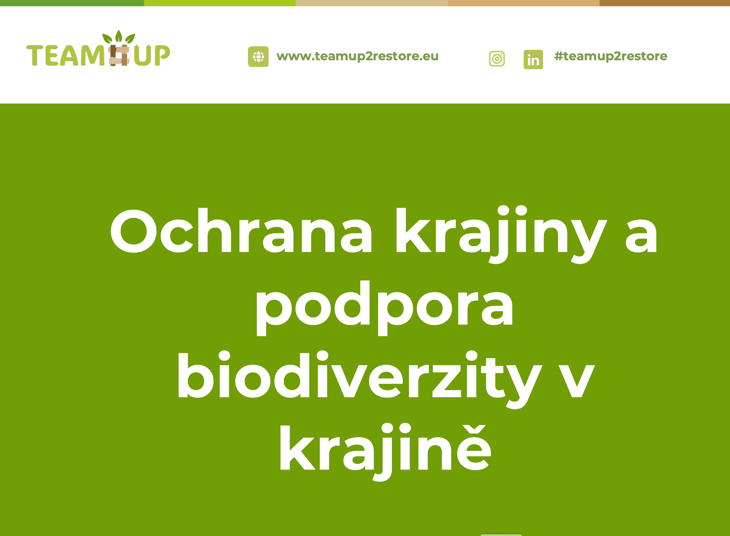 Ochrana krajiny a podpora biodiverzity v krajině