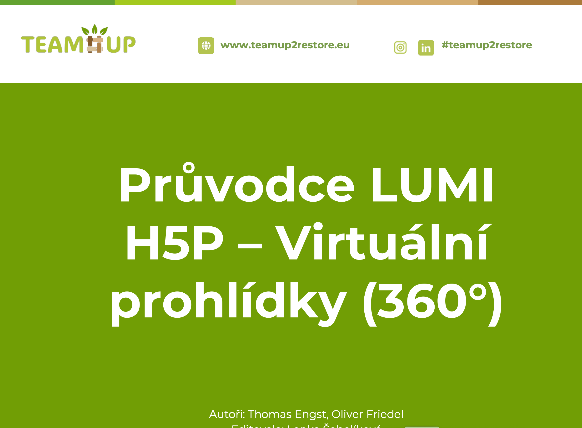 Průvodce virtuální prohlídky v LUMI H5P
