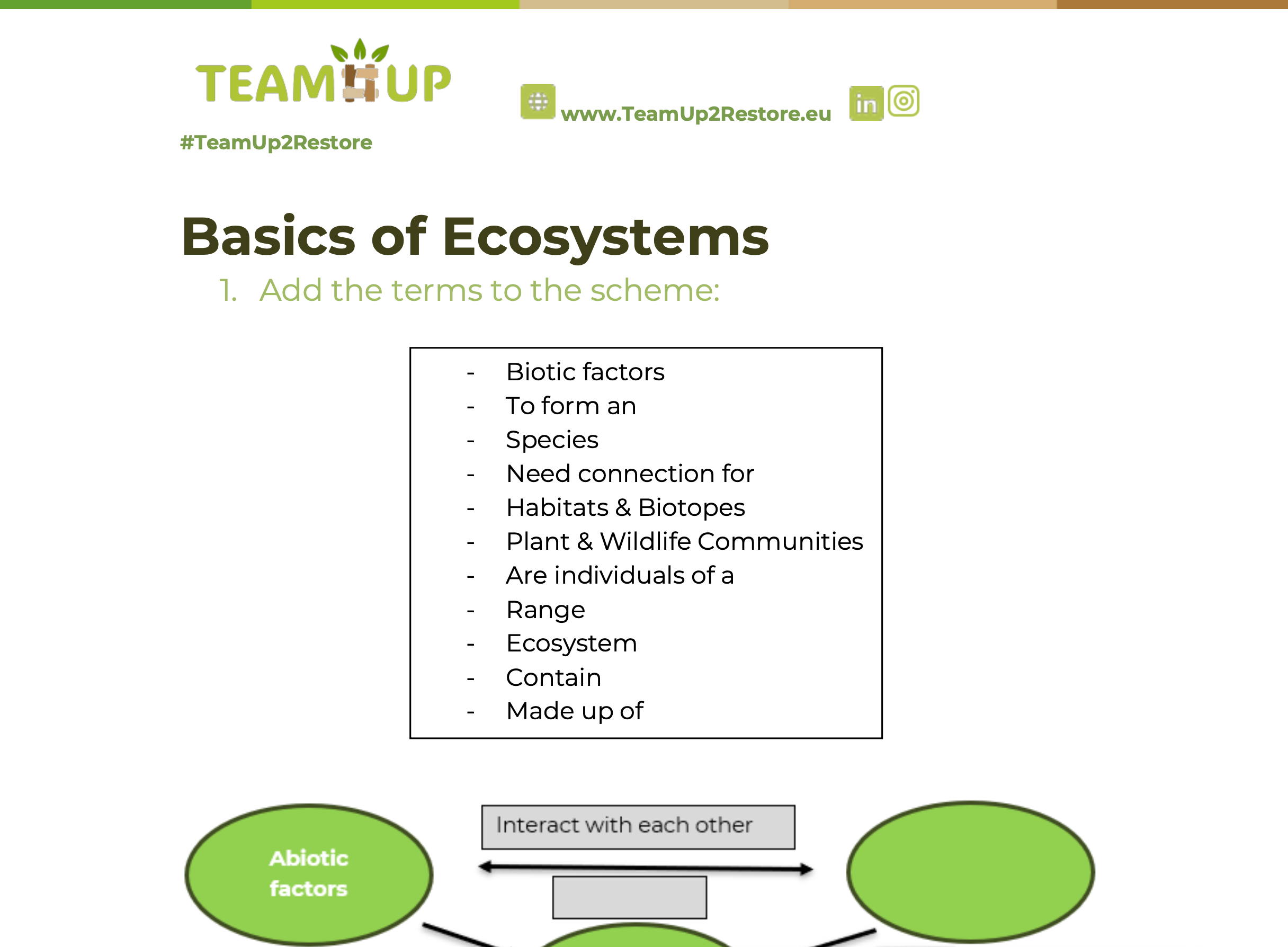Basics in Ecology - Test